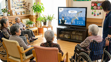 めっちゃ楽しい - 高齢者がレクを楽しむ様子